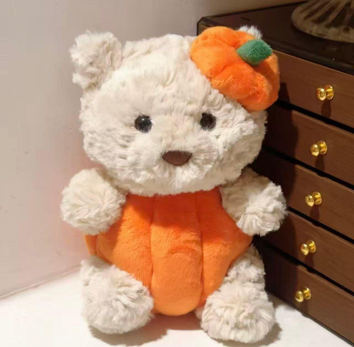 UK0007 - Outfit for Jellycat Bartholomew Bear Junior Outfit - Pumpkin (Outfit Only)