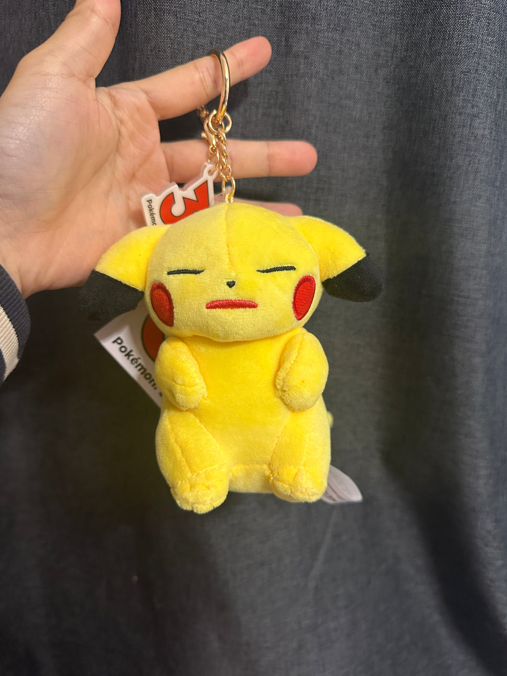 UK0108 - Pokemon 30th Anniversary China Exclusive Pikachu Bag Charm/ Keyring