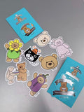 UK0117 - Jellycat Sticker - Happy Birthday Bartholomew Bear (1 pack)