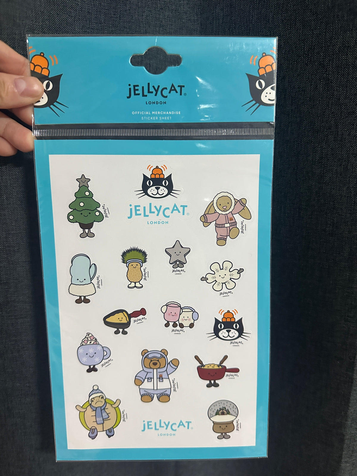 UK0070 - Jellycat Christmas Sticker