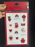 UK0065 - Jellycat Red Valentine's Day Sticker