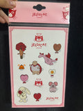 UK0088	- Jellycat Pink Valentine's Day Sticker