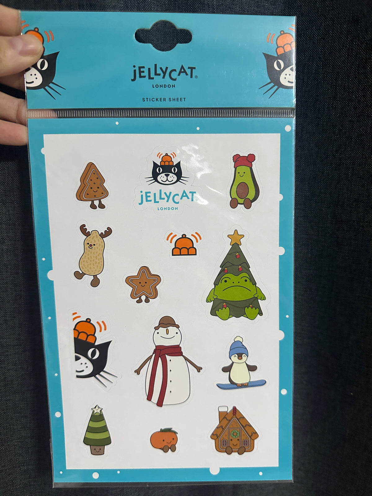 UK0078 - Jellycat Christmas Sticker