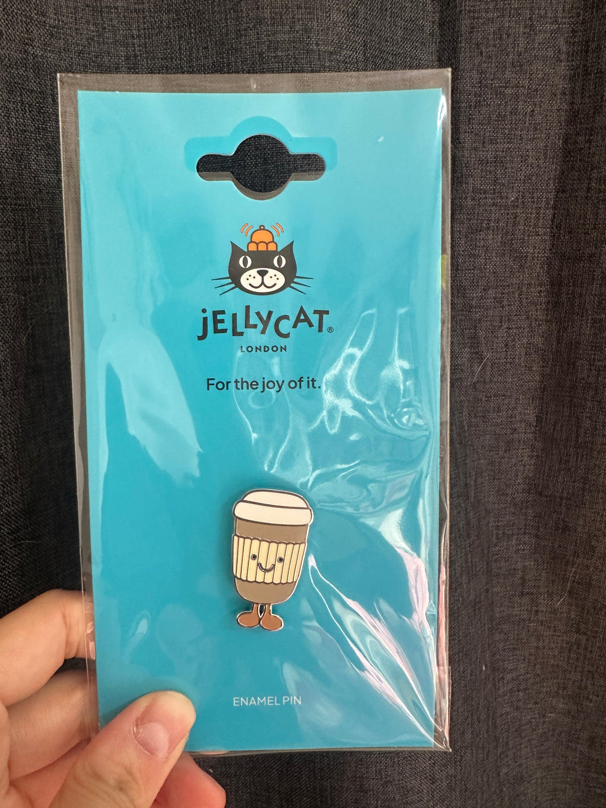 UK0055	- Jellycat Pin - Jellycat Amuseables Coffee-to-Go