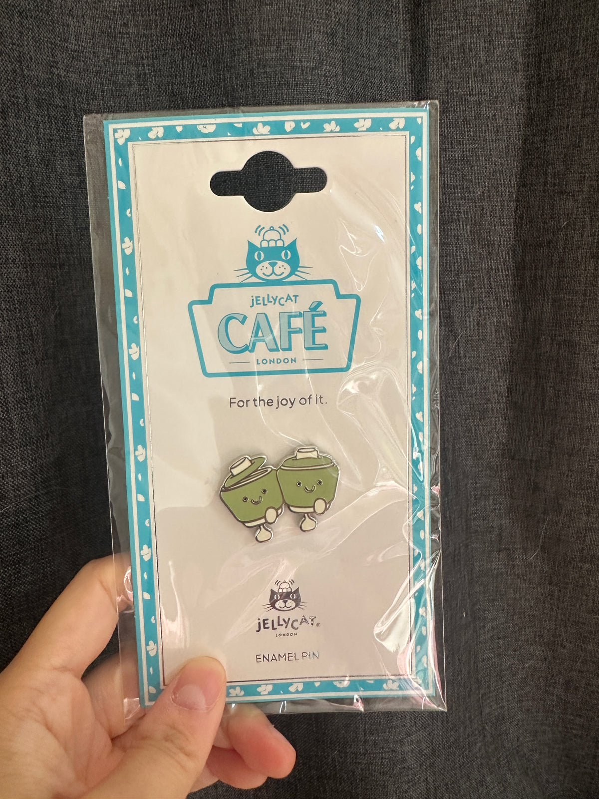 UK0076 - Jellycat Pin - Amuseables Ool & Ong Teacups