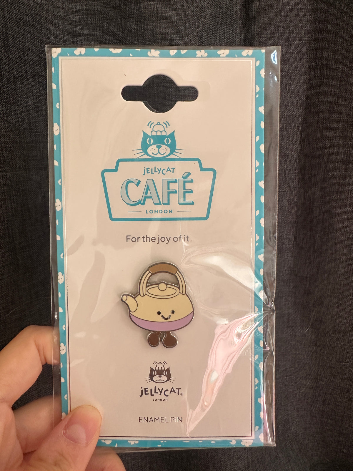 UK0028 - Jellycat Pin - China Exclusive Amuseables Titia Teapot