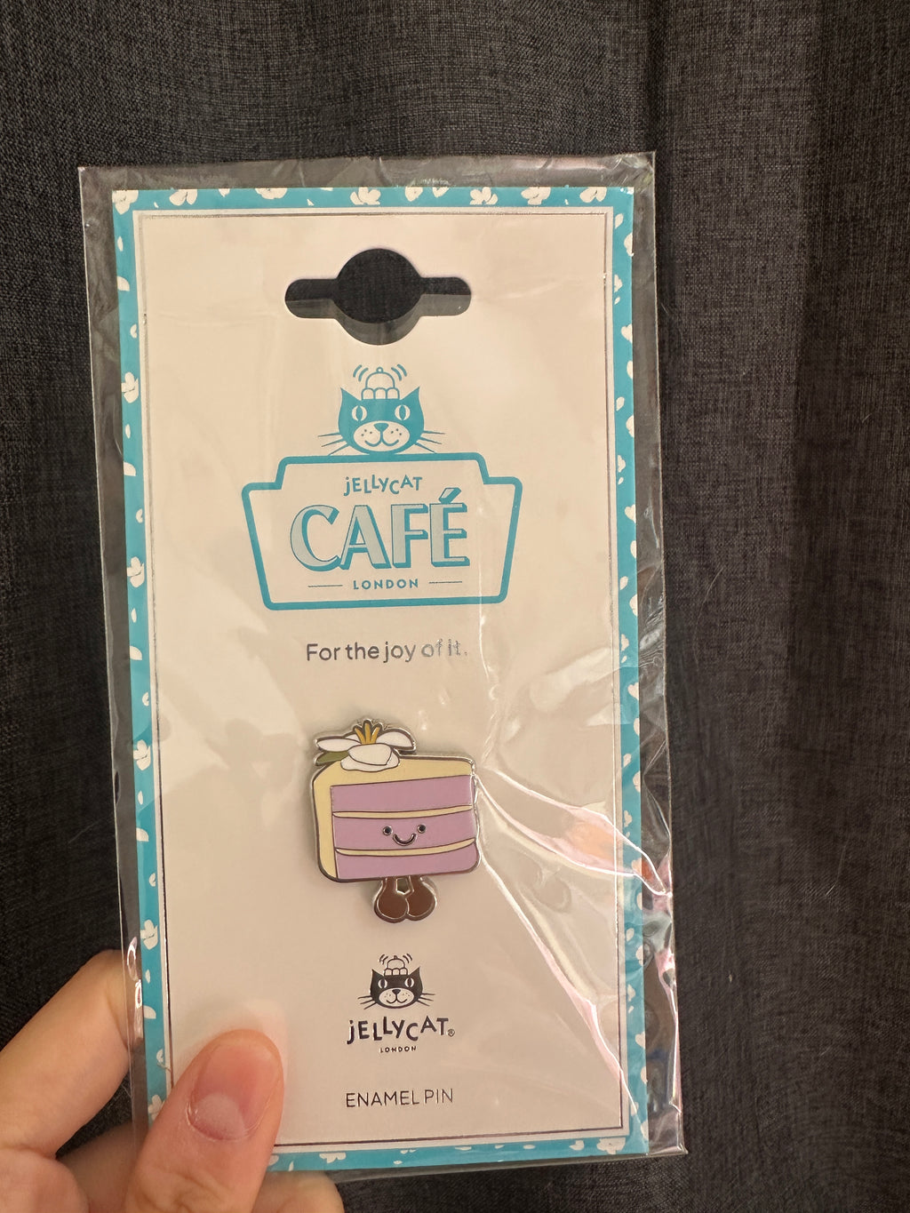 [Imperfect] UK0051 -  Jellycat Pin - China Exclusive Amuseables Yulan Taro Cake