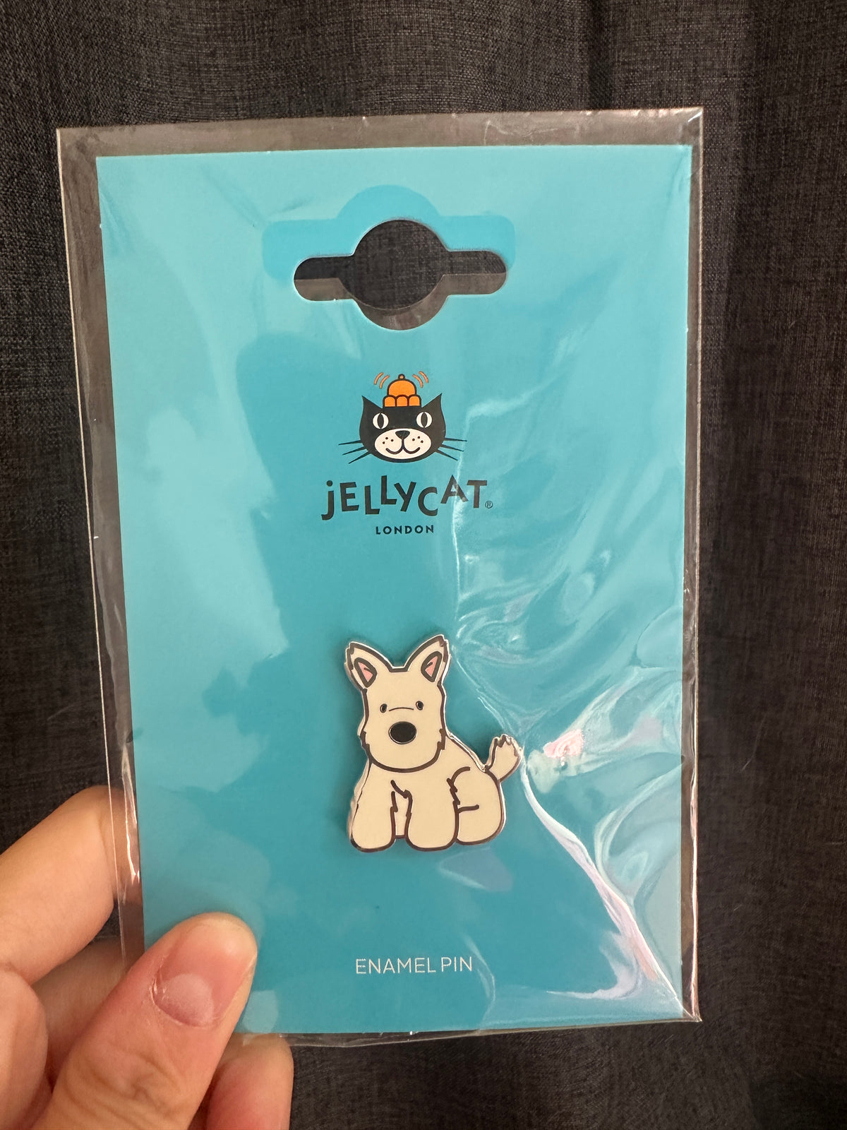 UK0047 - Jellycat Pin - Jellycat Munro Scottie Dog