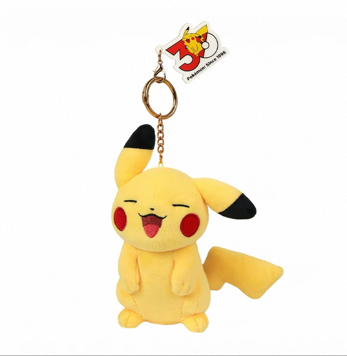 UK0109 - Pokemon 30th Anniversary China Exclusive Pikachu Bag Charm/ Keyring