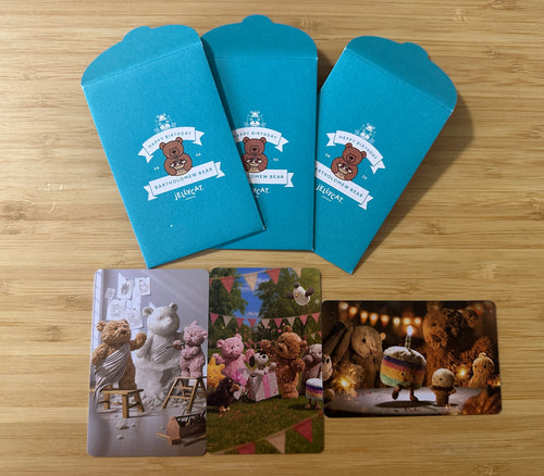 Jellycat Bartholomew Bear Birthday Card & Envelope Set