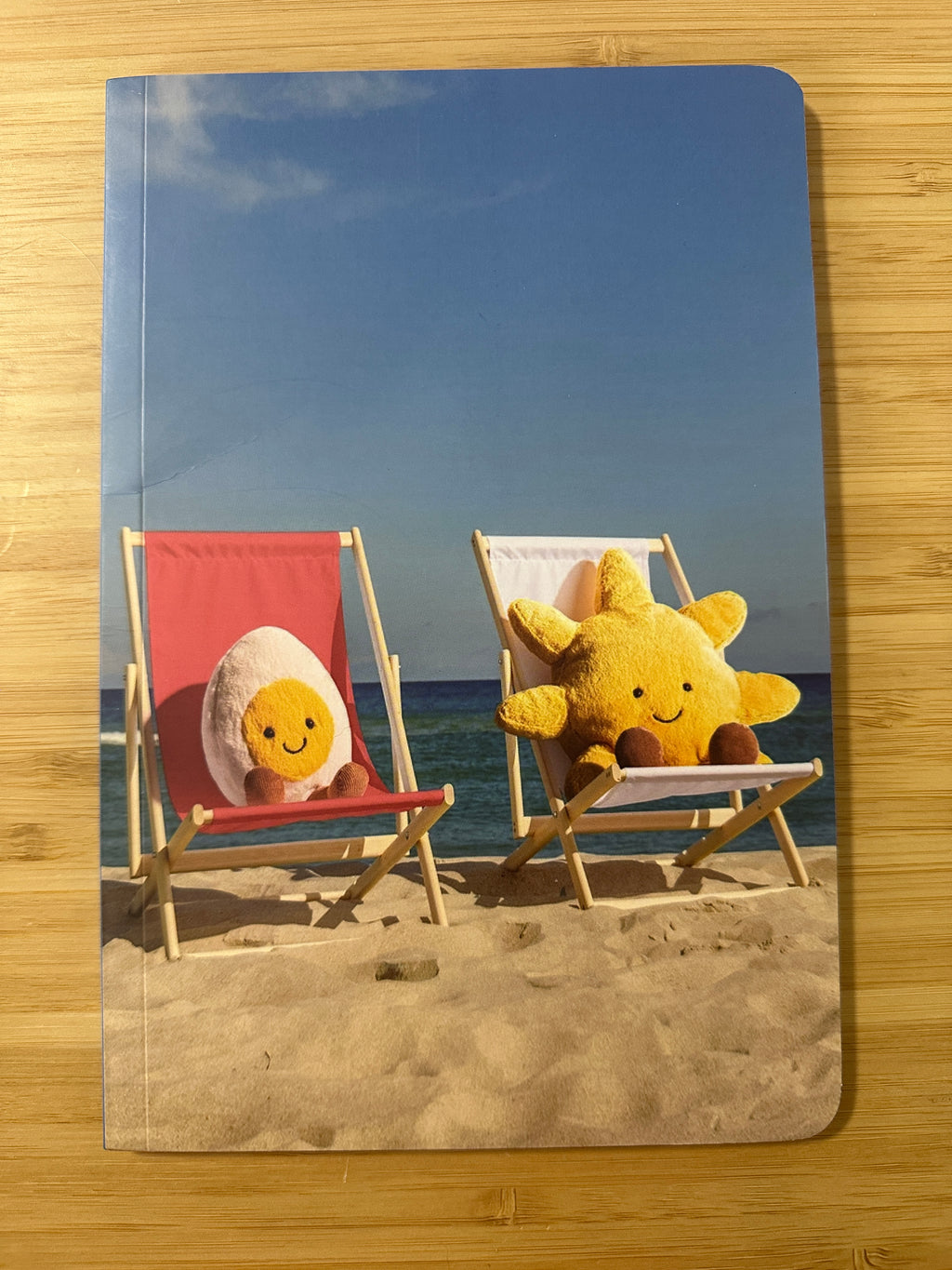 Jellycat Notebook - Boiled Egg & Sun