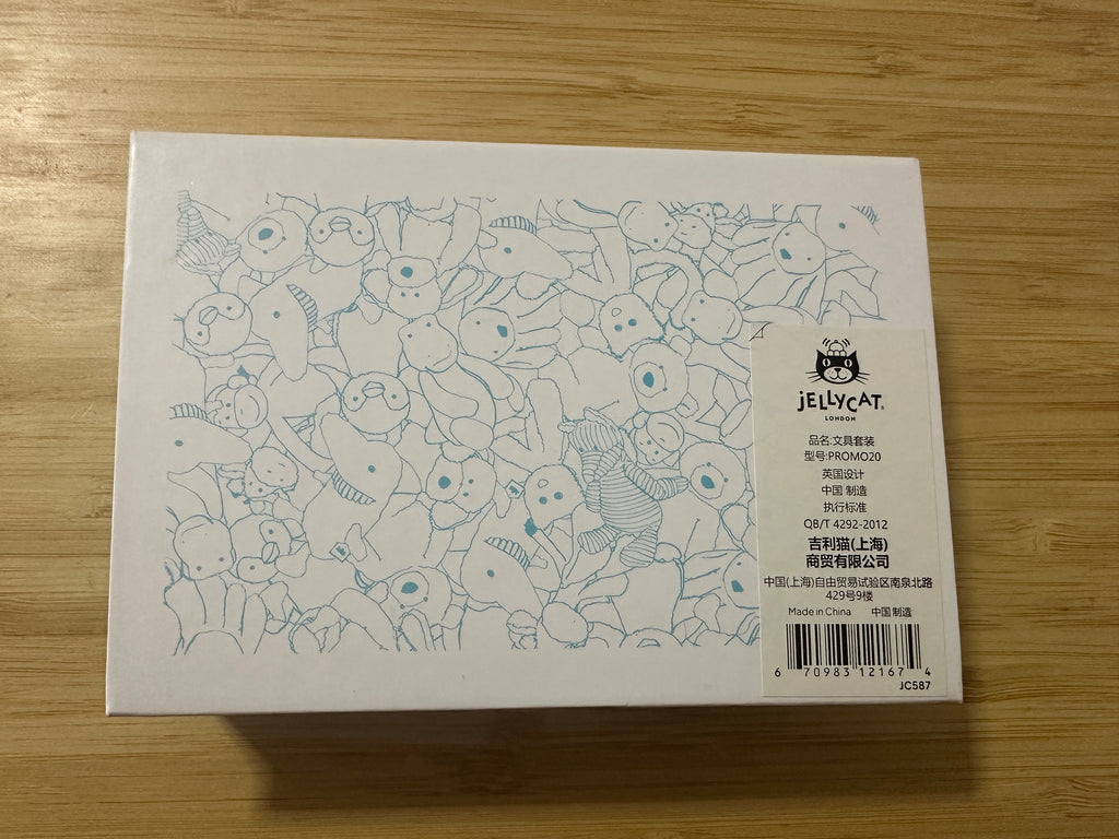 Jellycat Stationary Set (Clips & memo)