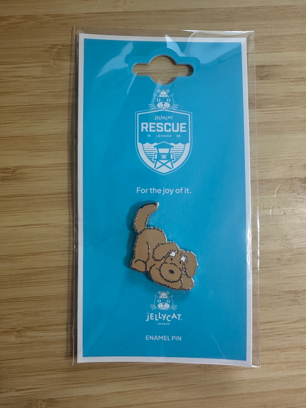 Jellycat Pin - Goodwoof Exclusive Rescue Scruffles 