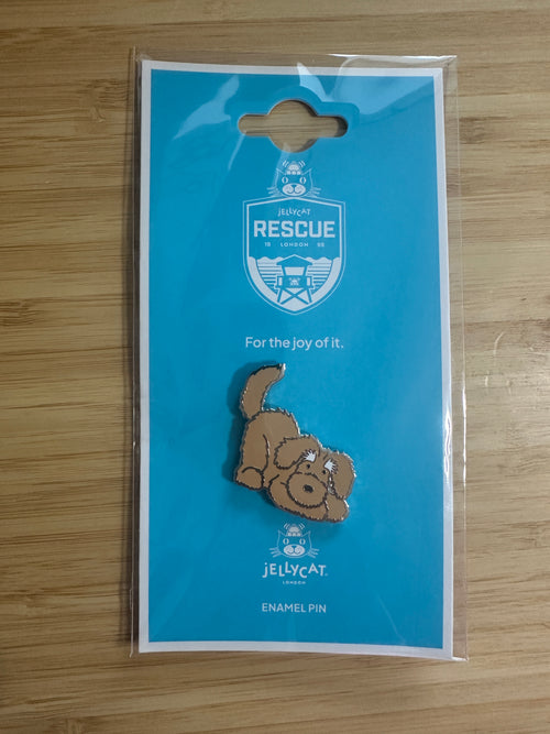 Jellycat Pin - Goodwoof Exclusive Rescue Scruffles 
