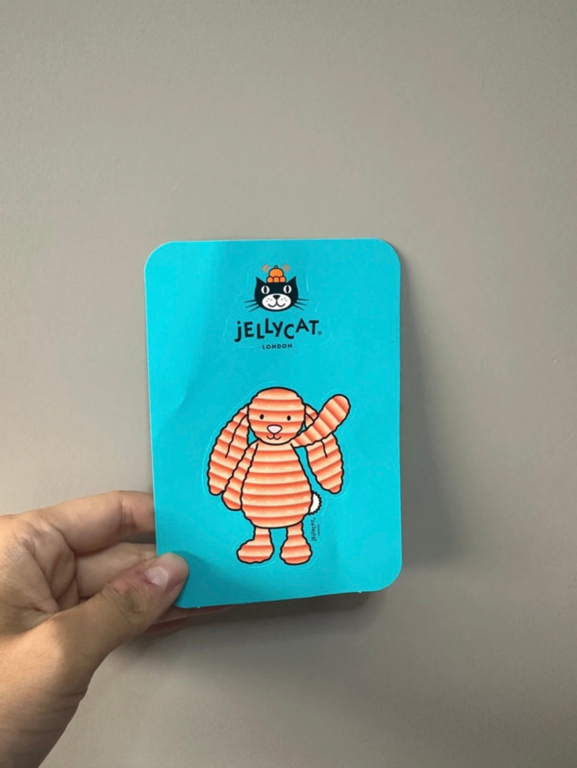 [Imperfect] Jellycat Fizzleskip Bunny Sticker