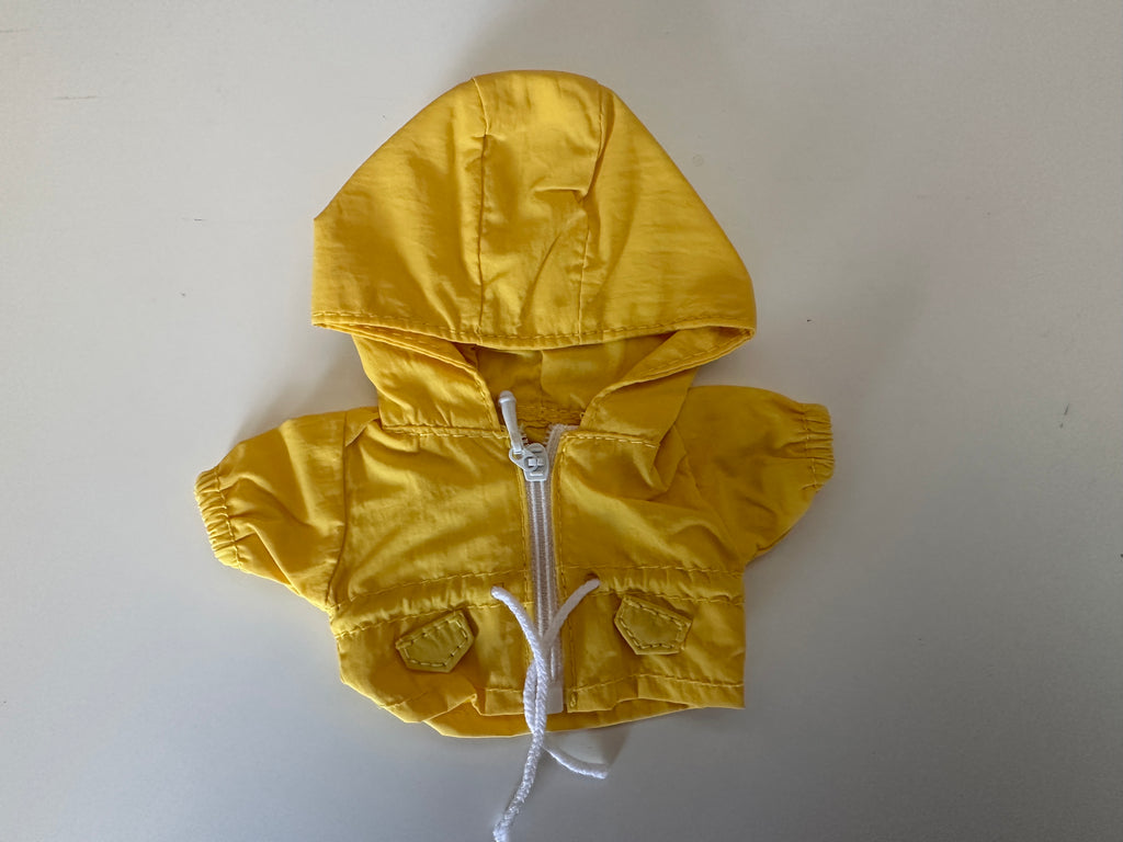 UK0091 - Outfit for Jellycat Bartholomew Bear Bag Charm Outfit - Yellow Jacket (Outfit Only)
