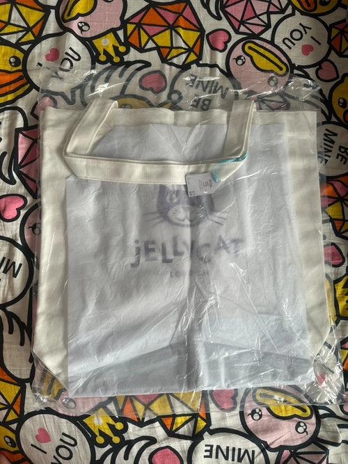 Official Jellycat Amuseables Aubergine Tote Bag