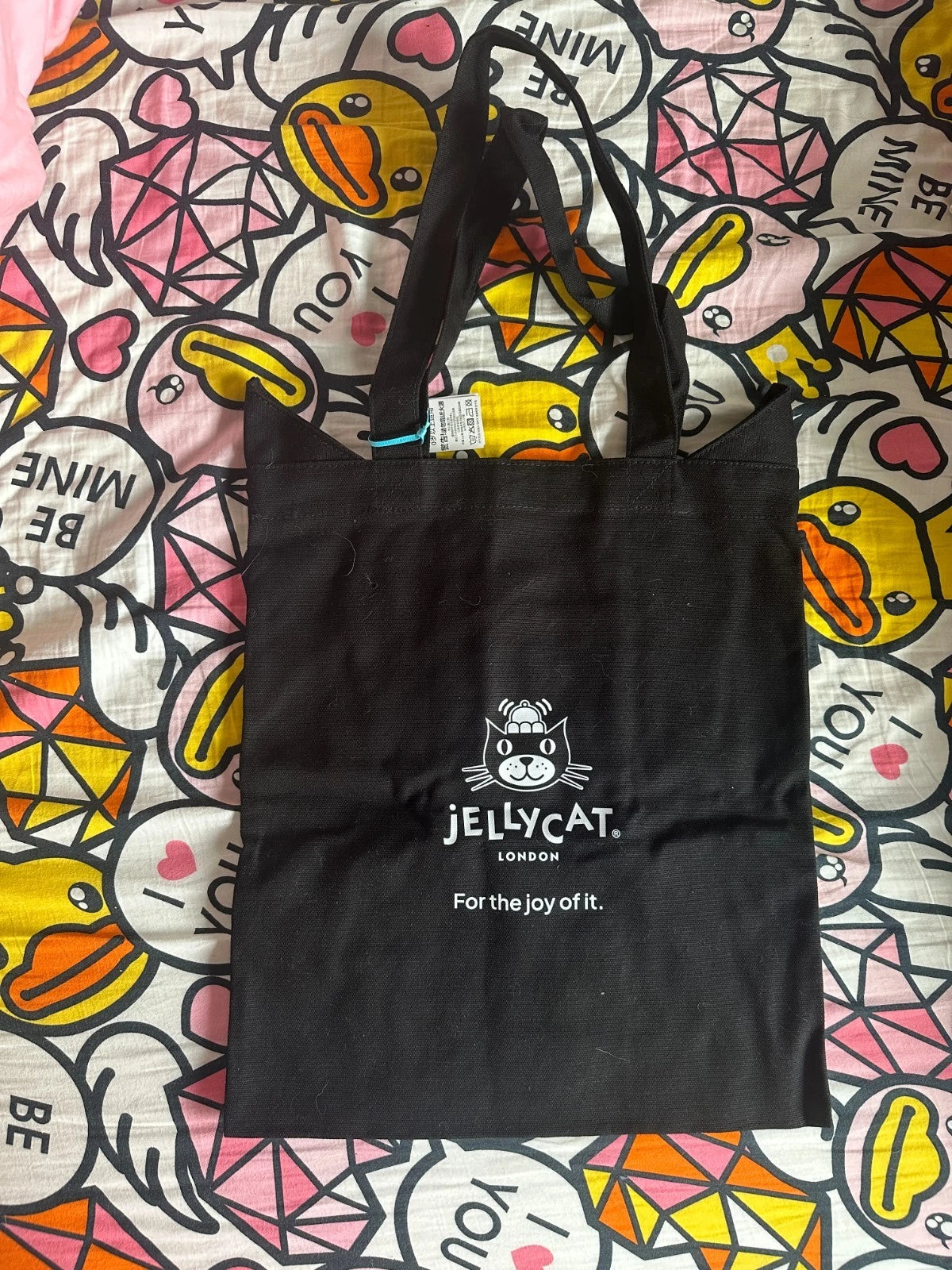UK0033 - Jellycat Black Tote Bag
